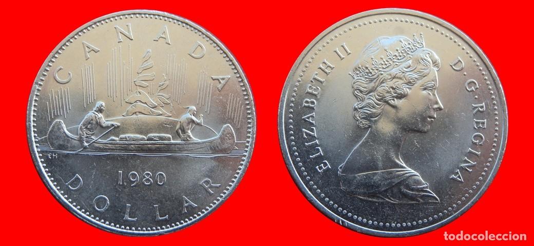 Monedas antiguas de Am&eacute;rica: 1 DOLAR 1980 CANADA-144786