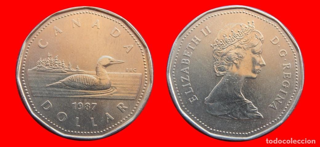 Monedas antiguas de Am&eacute;rica: 1 DOLAR 1987 CANADA-144790