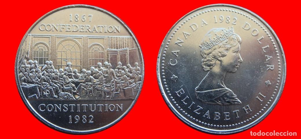 Monedas antiguas de Am&eacute;rica: 1 DOLAR 1982 CANADA-144795