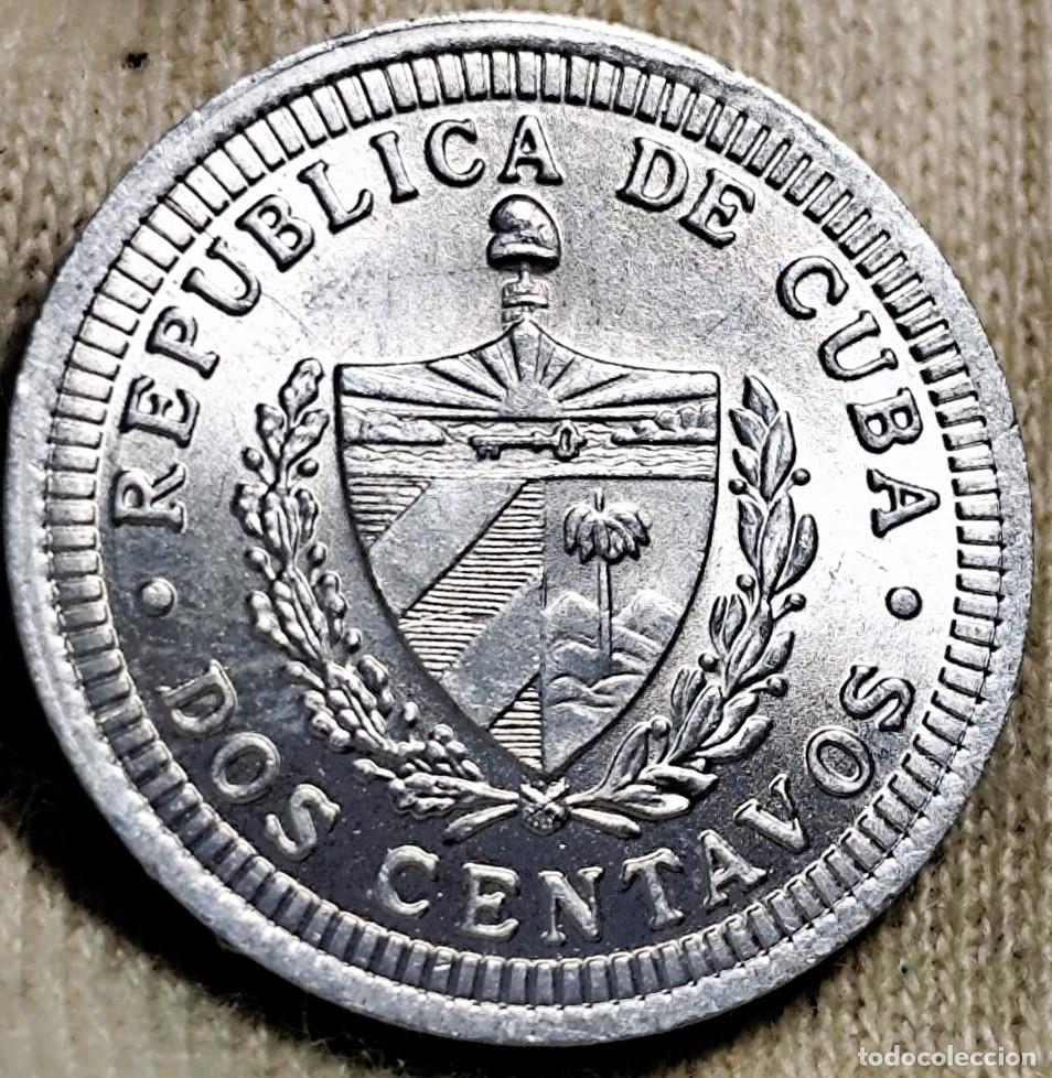Moedas antigas da Am&eacute;rica: Cuba 2 Centavos 1983 Sin Circular Lote 2161