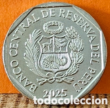 Monedas antiguas de Am&eacute;rica: PER&Uacute;, UN SOL, 2025. B.U. - Foto 2