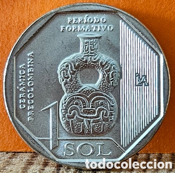 Monedas antiguas de Am&eacute;rica: PER&Uacute;, UN SOL, 2024. B.U.