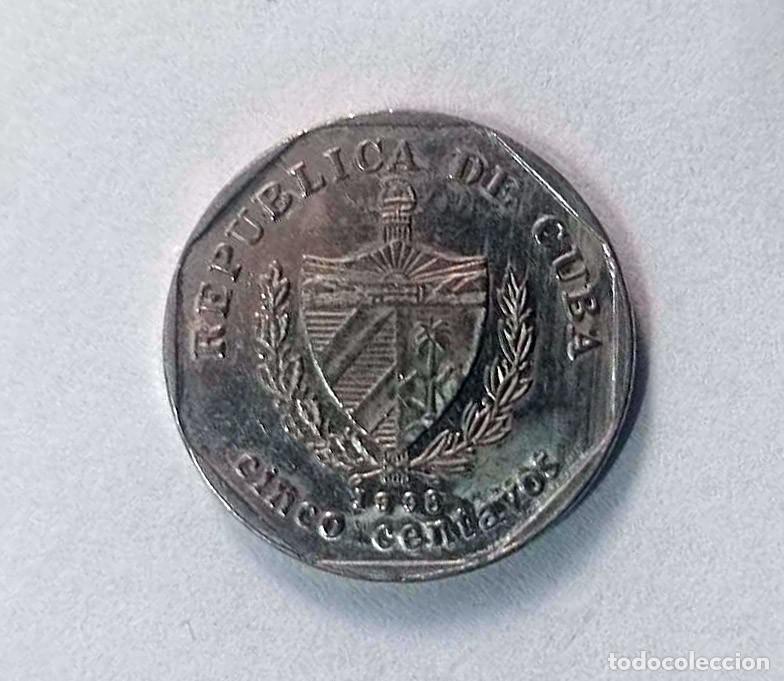 Monedas antiguas de Am&eacute;rica: MONEDA 5 CENTAVOS REP&Uacute;BLICA DE CUBA 1998 - Foto 1