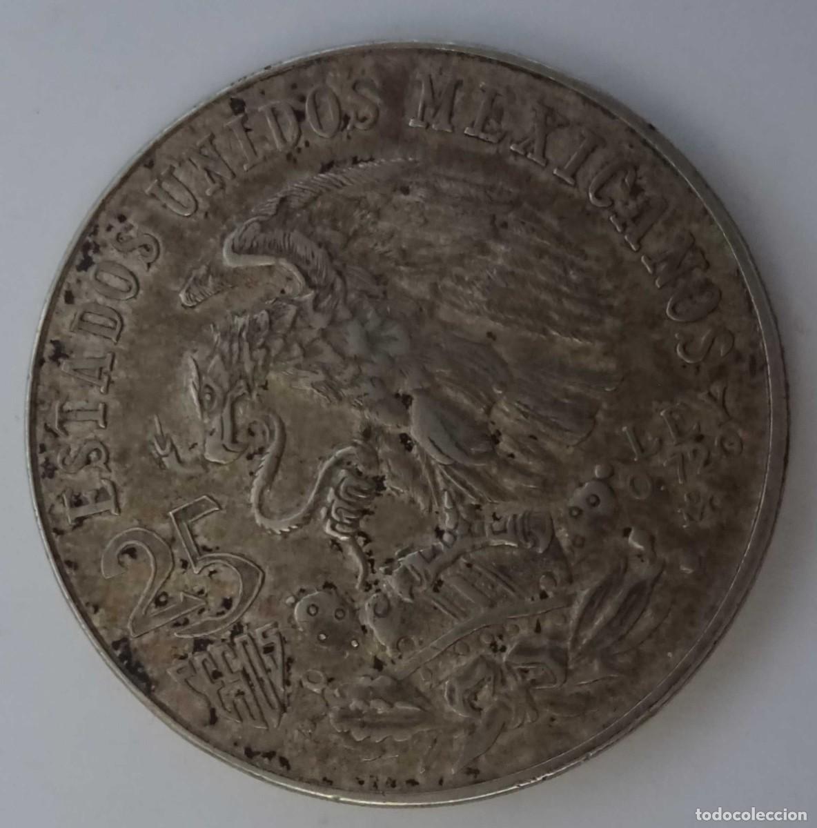 Alte M&uuml;nzen aus Amerika: MONEDA DE PLATA JUEGOS DE LA XIX OLIMPIADA M&Eacute;XICO 1968