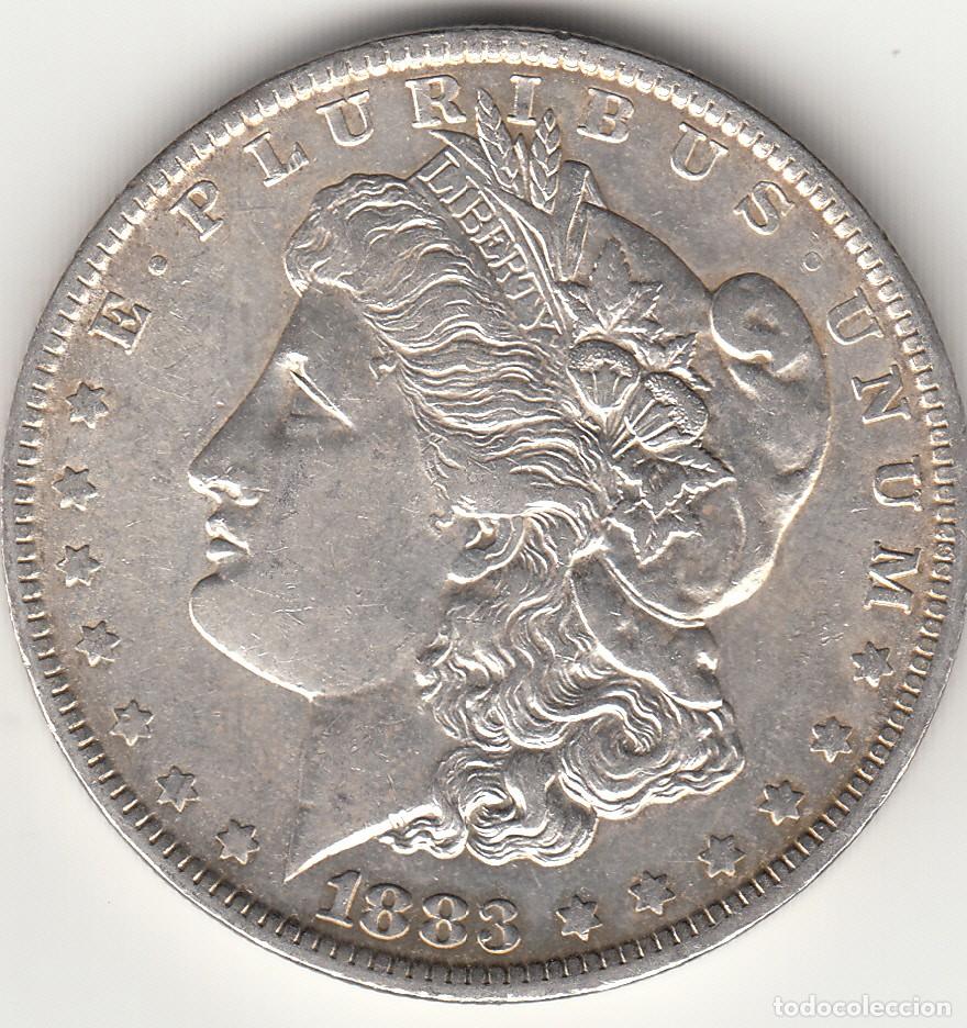 Alte M&uuml;nzen aus Amerika: ESTADOS UNIDOS: DOLLAR MORGAN 1883 O / PLATA