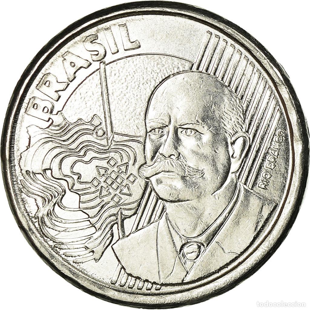 Monedas antiguas de Am&eacute;rica: [#709601] Moneda, Brasil, 50 Centavos, 2007, MBC, Acero inoxidable, KM:651a