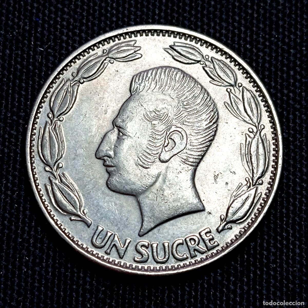 Monedas antiguas de Am&eacute;rica: ⚜️ BBE4 6. Ecuador. 1 sucre 1978