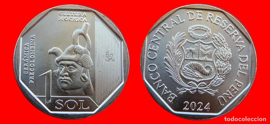 Monedas antiguas de Am&eacute;rica: 1 NUEVO SOL 2024 SIN CIRCULAR PERU -8727SC