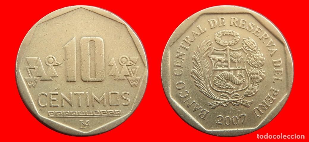 Monedas antiguas de Am&eacute;rica: 10 CENTIMOS 2007 PERU-144846