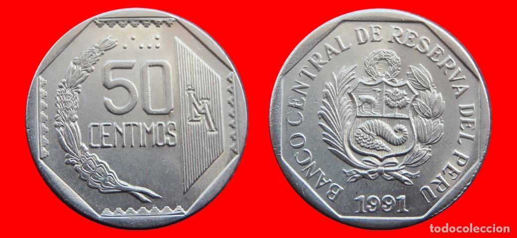 Monedas antiguas de Am&eacute;rica: 50 CENTIMOS 1991 PERU-144848