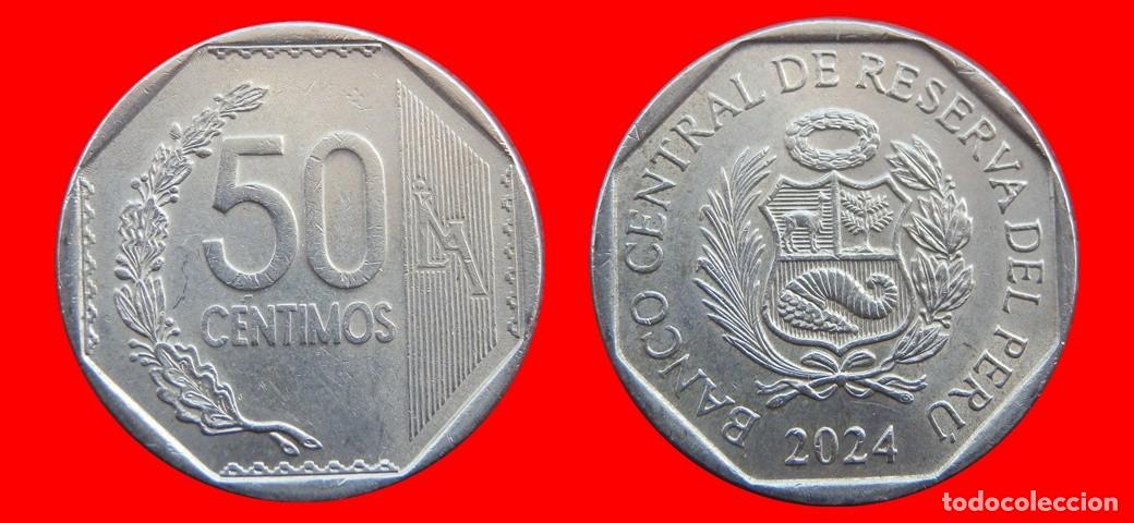 Monedas antiguas de Am&eacute;rica: 50 CENTIMOS 2024 PERU-144850