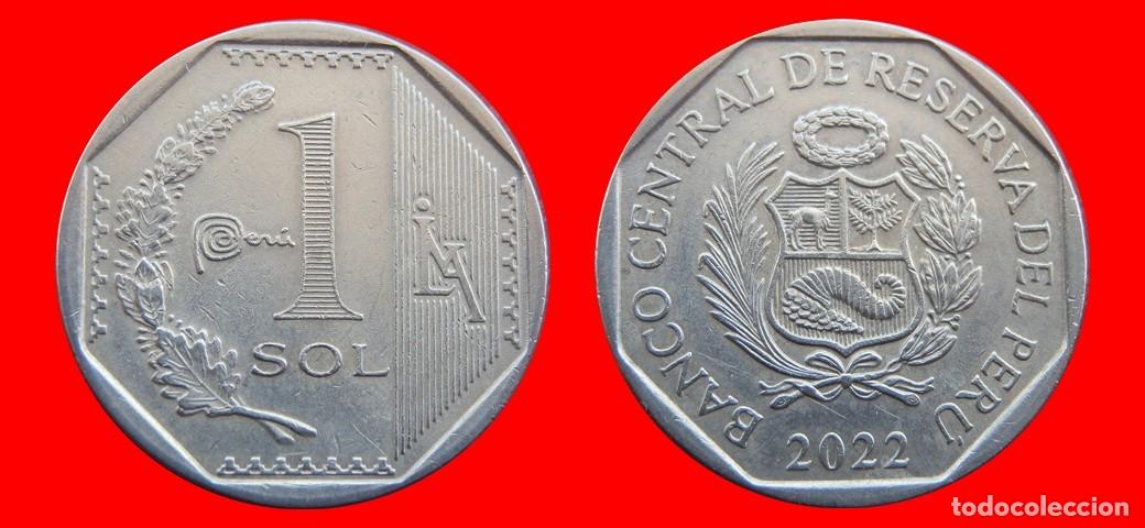 Monedas antiguas de Am&eacute;rica: 1 NUEVO SOL 2022 PERU-144854