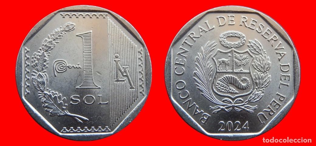 Monedas antiguas de Am&eacute;rica: 1 NUEVO SOL 2024 PERU-144855