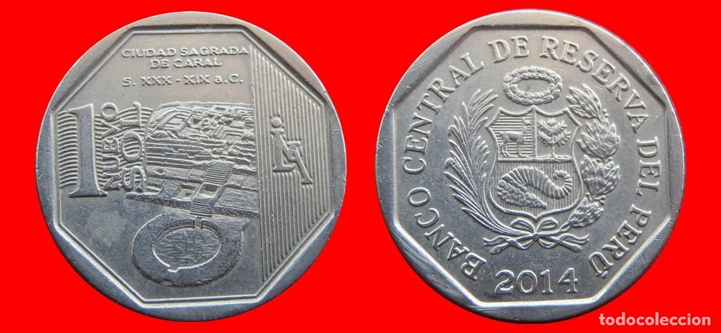 Monedas antiguas de Am&eacute;rica: 1 NUEVO SOL 2014 PERU-144857