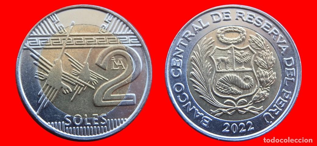 Monedas antiguas de Am&eacute;rica: 2 NUEVOS SOLES 2022 PERU-144861