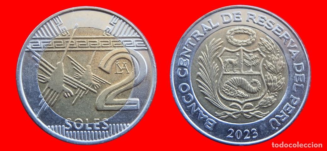 Monedas antiguas de Am&eacute;rica: 2 NUEVOS SOLES 2023 PERU-144862