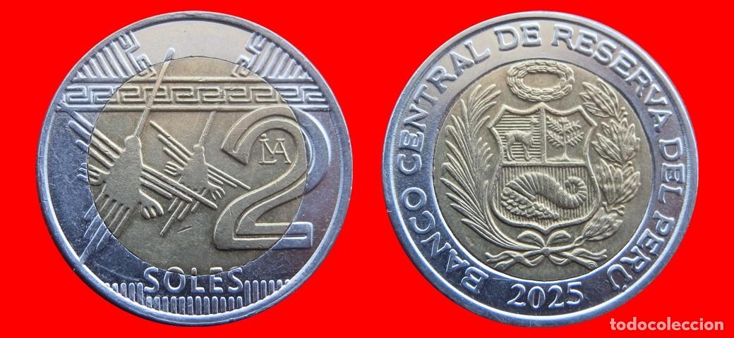 Monedas antiguas de Am&eacute;rica: 2 NUEVOS SOLES 2025 PERU-144864