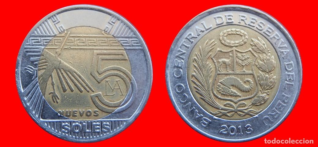 Monedas antiguas de Am&eacute;rica: 5 NUEVOS SOLES 2013 PERU-144866