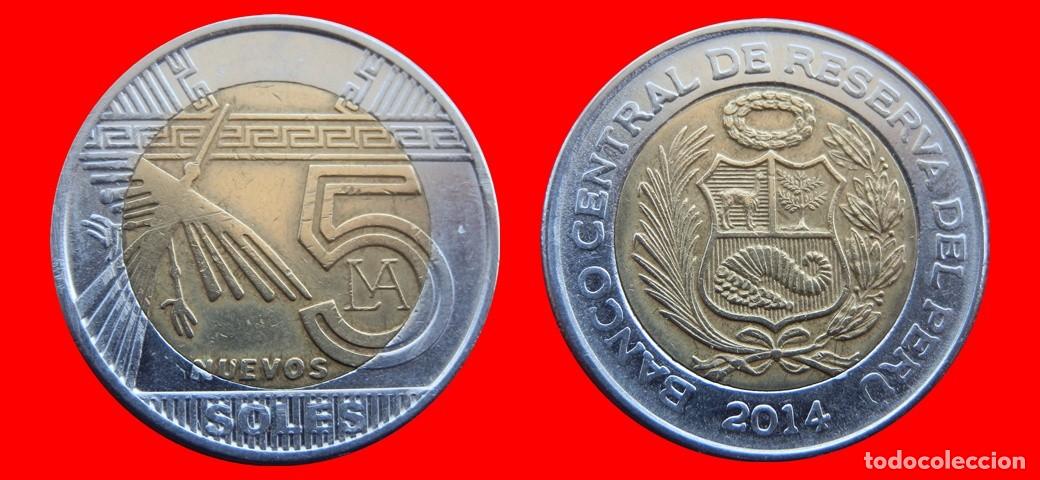 Monedas antiguas de Am&eacute;rica: 5 NUEVOS SOLES 2014 PERU-144867