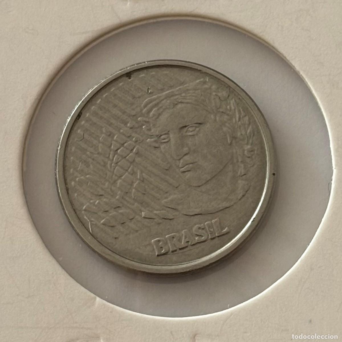 Monedas antiguas de Am&eacute;rica: MONEDA DE BRASIL 50 CENTAVOS 1994