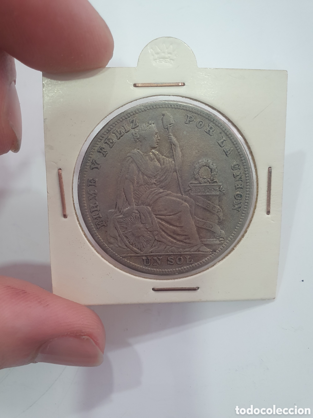 Monedas antiguas de Am&eacute;rica: Un sol 1926. Per&uacute;. Plata. (L128)