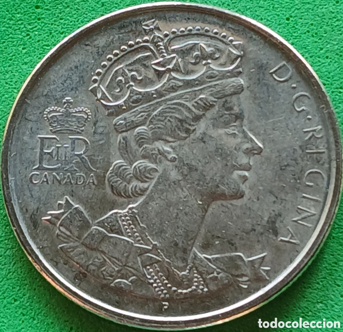 Monedas antiguas de Am&eacute;rica: Canad&aacute; 50 cents 2002 km#444 Proclamaci&oacute;n de la Reina Isabel ll