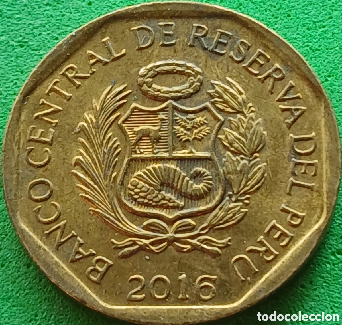 Monedas antiguas de Am&eacute;rica: Per&uacute; 10 centimos 2016 km#305.4