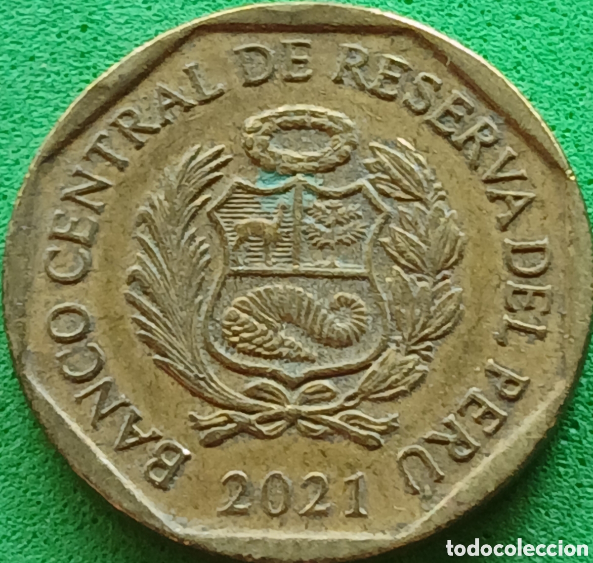 Monedas antiguas de Am&eacute;rica: Per&uacute; 10 centimos 2021 km#305.4