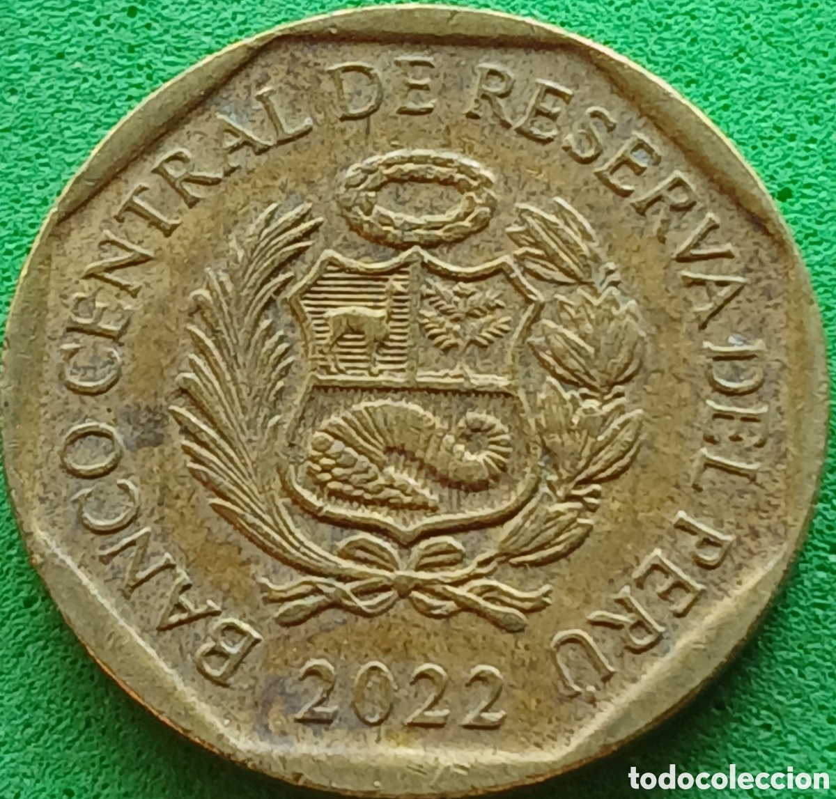 Monedas antiguas de Am&eacute;rica: Per&uacute; 10 centimos 2022 km#305.4
