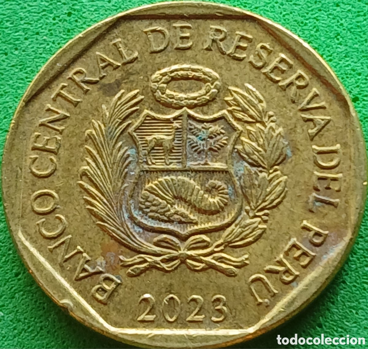 Monedas antiguas de Am&eacute;rica: Per&uacute; 10 centimos 2023 km#305.4