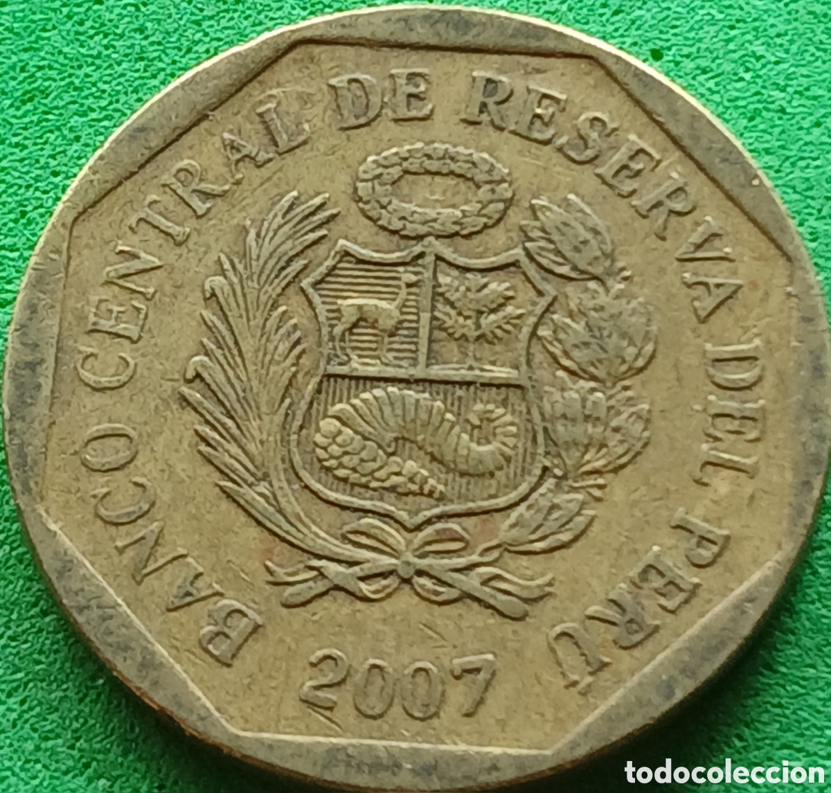 Monedas antiguas de Am&eacute;rica: Per&uacute; 20 centimos 2007 km#306.4