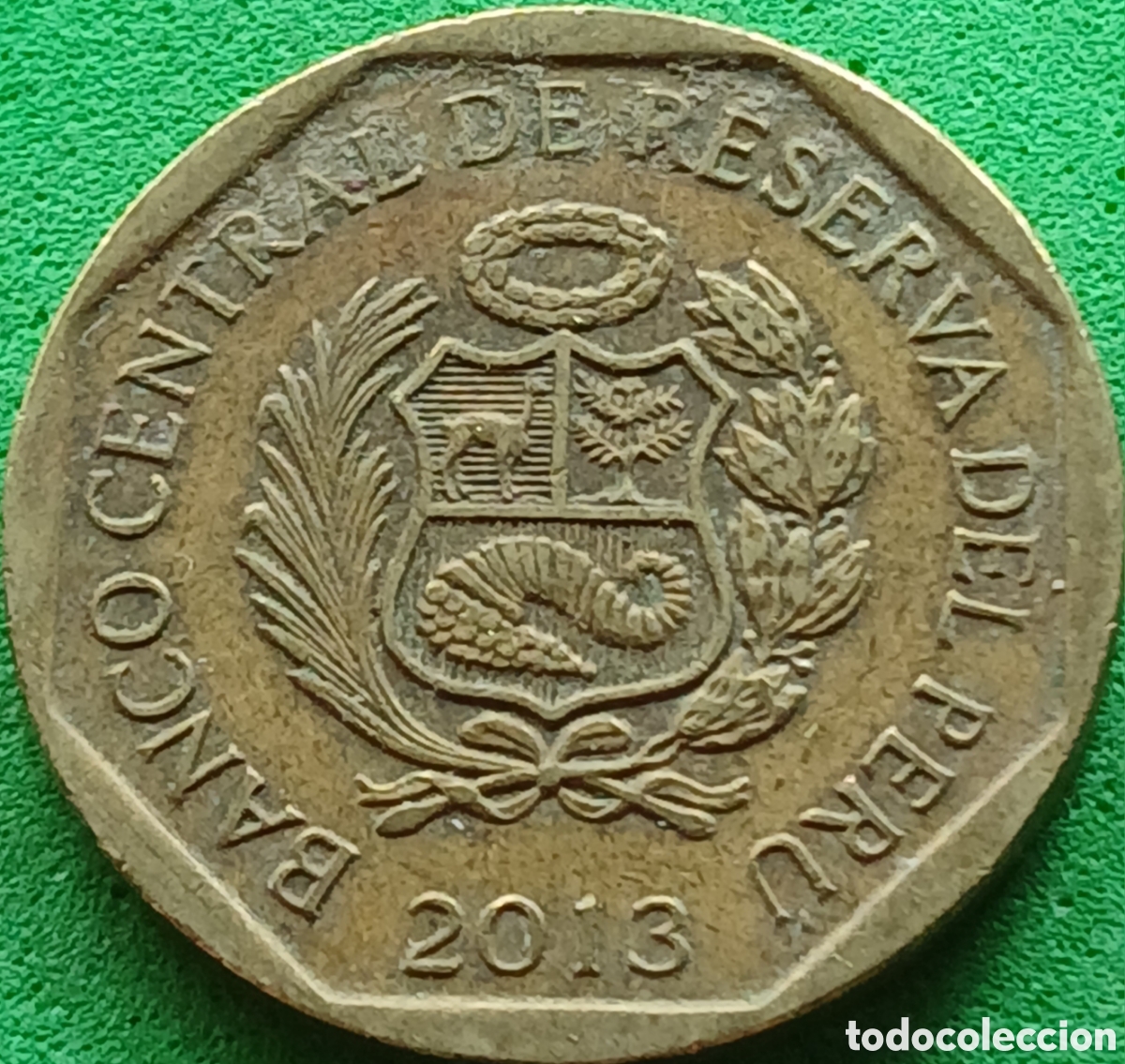 Monedas antiguas de Am&eacute;rica: Per&uacute; 20 centimos 2013 km#306.4