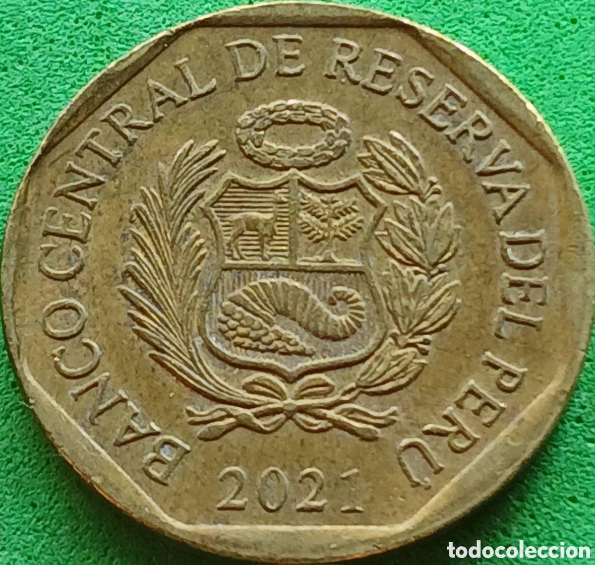 Monedas antiguas de Am&eacute;rica: Per&uacute; 20 centimos 2021 km#306.4