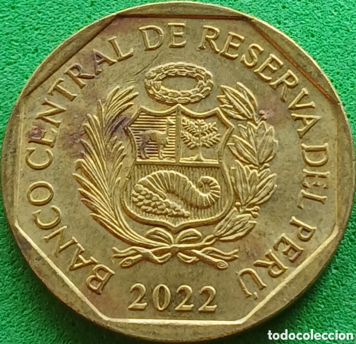 Monedas antiguas de Am&eacute;rica: Per&uacute; 20 centimos 2022 km#306.4