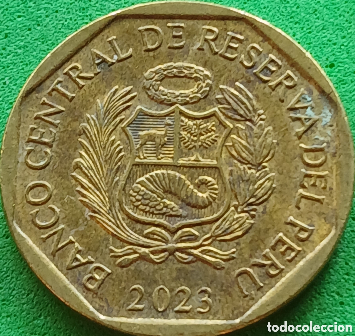 Monedas antiguas de Am&eacute;rica: Per&uacute; 20 centimos 2023 km#306.4