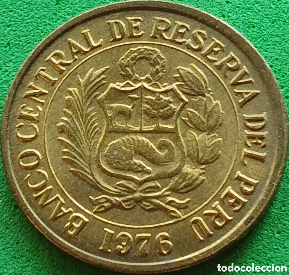 Monedas antiguas de Am&eacute;rica: Per&uacute; un sol 1976 km#266.1