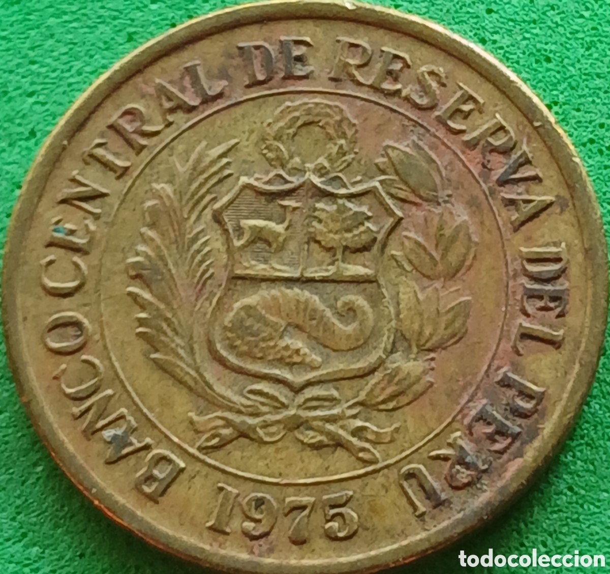 Monedas antiguas de Am&eacute;rica: Per&uacute; un sol 1975 km#266.1