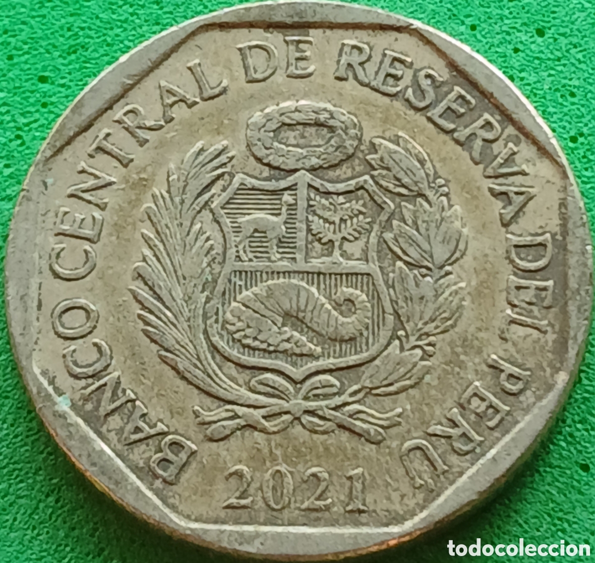 Monedas antiguas de Am&eacute;rica: Per&uacute; 50 centimos 2021 km#307.4