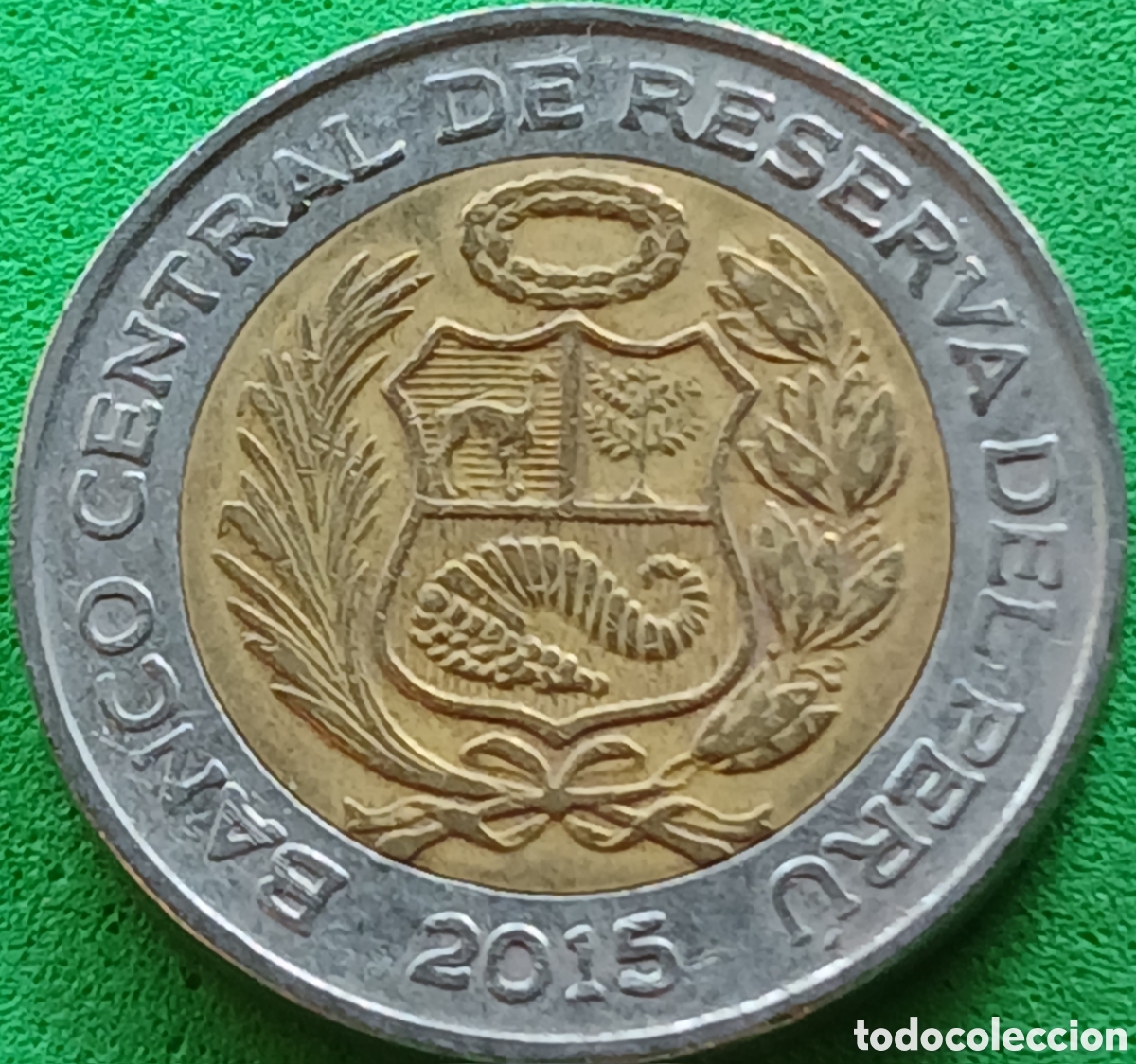 Monedas antiguas de Am&eacute;rica: Per&uacute; 2 nuevos soles 2015 km#343