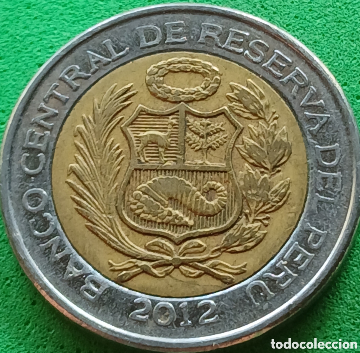Monedas antiguas de Am&eacute;rica: Per&uacute; 2 nuevos soles 2012 km#343