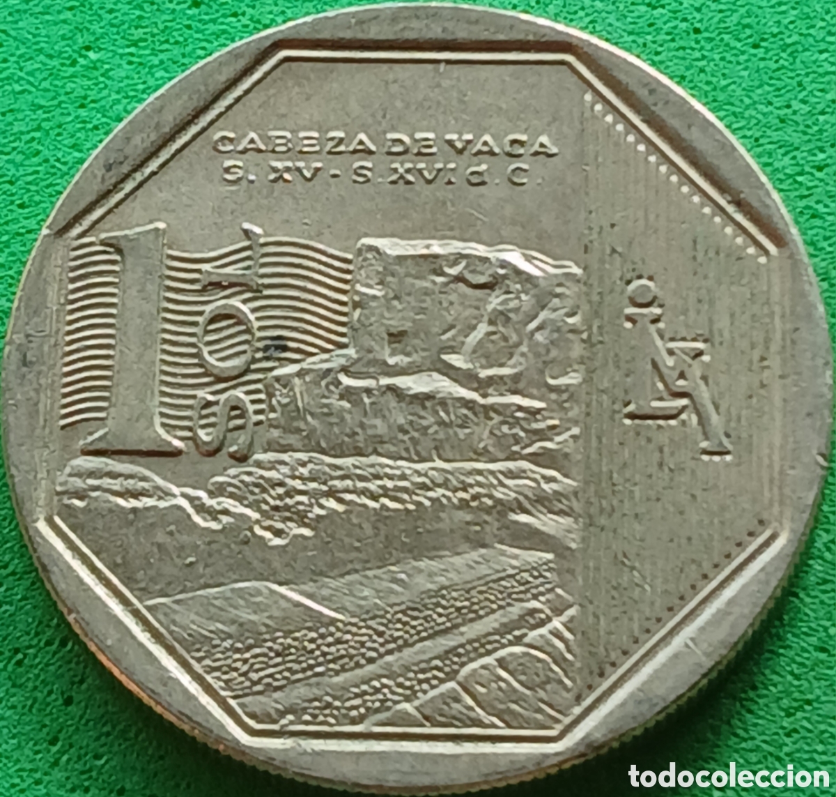 Monedas antiguas de Am&eacute;rica: Per&uacute; 1 nuevo sol 2016 km#396 Cabeza de Vaca