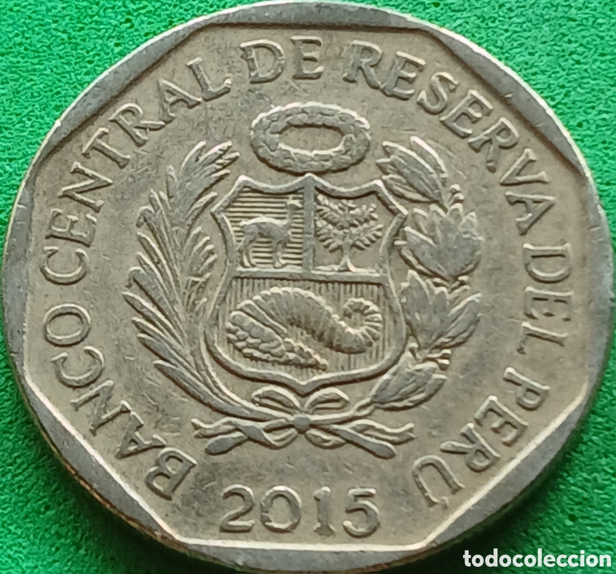 Monedas antiguas de Am&eacute;rica: Per&uacute; 1 nuevo sol 2015 km#366