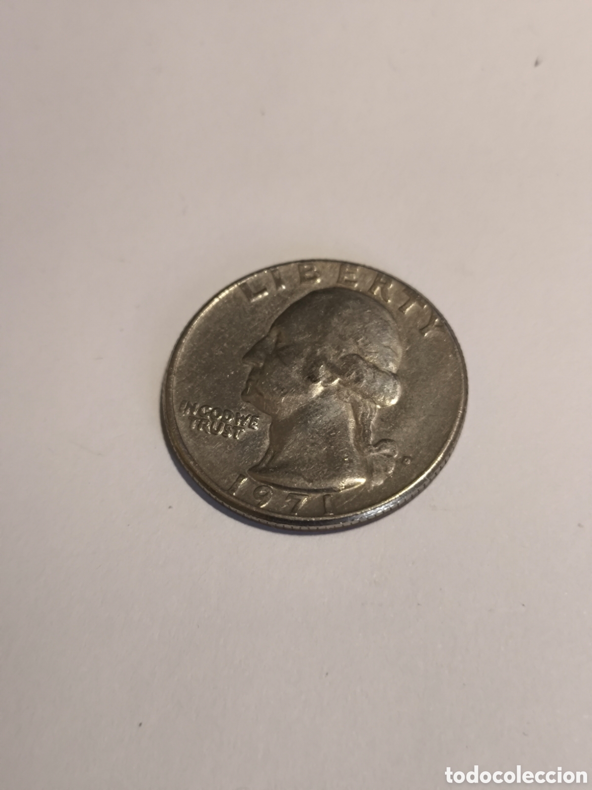 Monedas antiguas de Am&eacute;rica: 1/4 Dolar EEUU 1971 Denver N&iacute;quel (1)