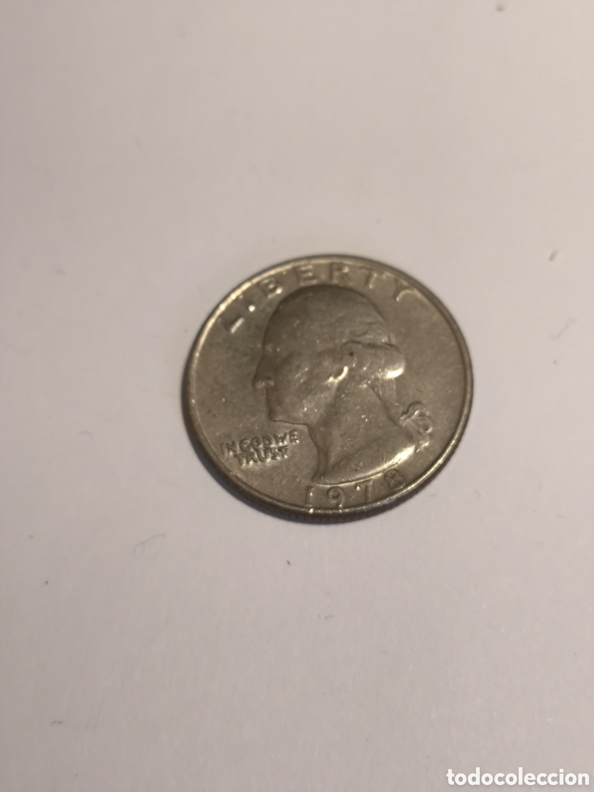 Monedas antiguas de Am&eacute;rica: 1/4 Dolar EEUU 1978 N&iacute;quel