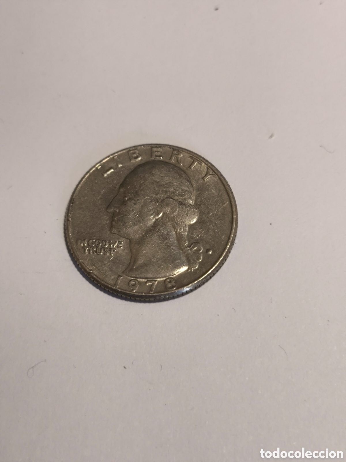 Monedas antiguas de Am&eacute;rica: 1/4 Dolar EEUU 1978 Denver N&iacute;quel