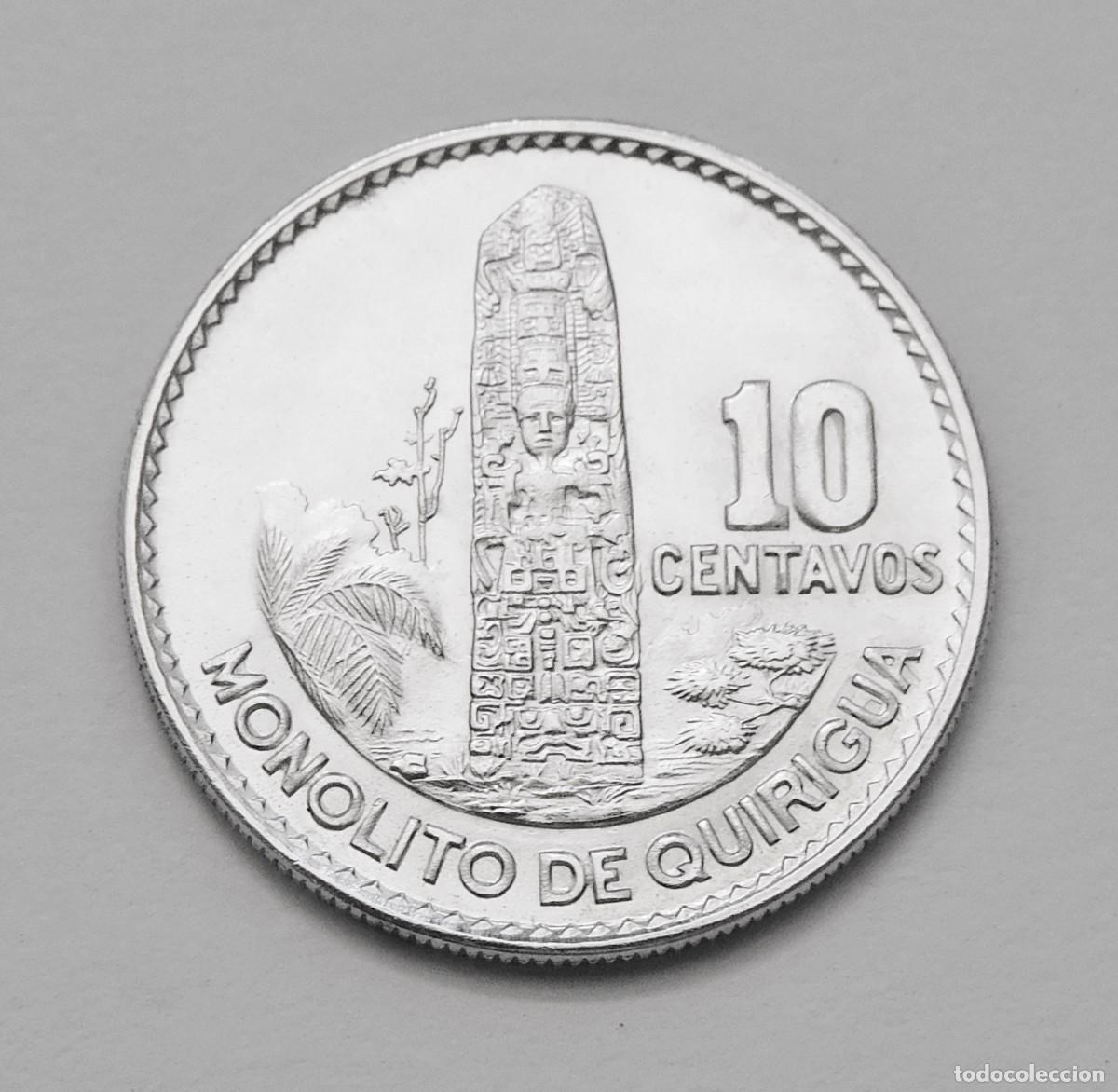 Monedas antiguas de Am&eacute;rica: GUATEMALA 10 CENTAVOS 1960. SIN CIRCULAR