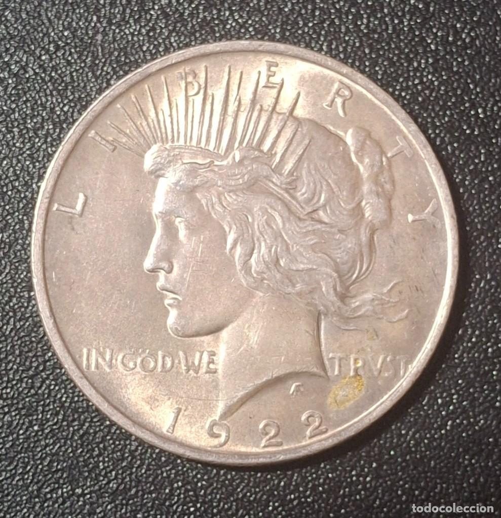 Monedas antiguas de Am&eacute;rica: Estados Unidos 1 D&oacute;lar Liberty 1922 (MBC+)