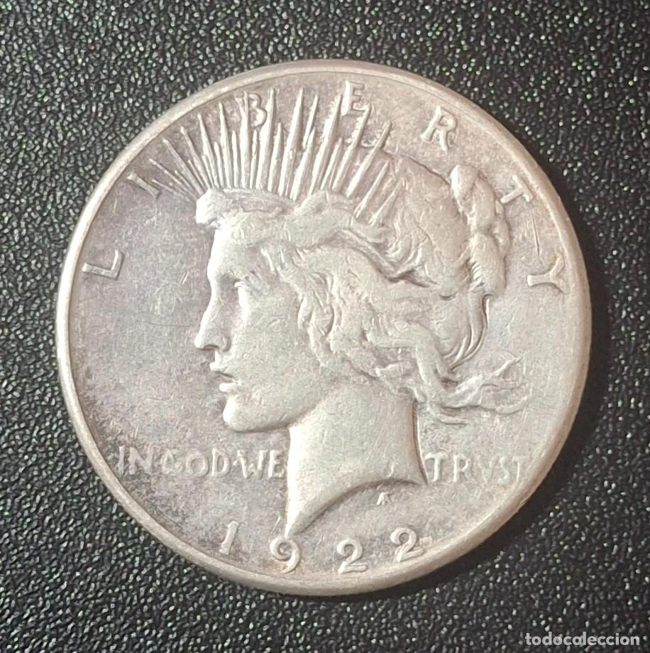 Monedas antiguas de Am&eacute;rica: Estados Unidos 1 D&oacute;lar Liberty 1922 S (MBC)