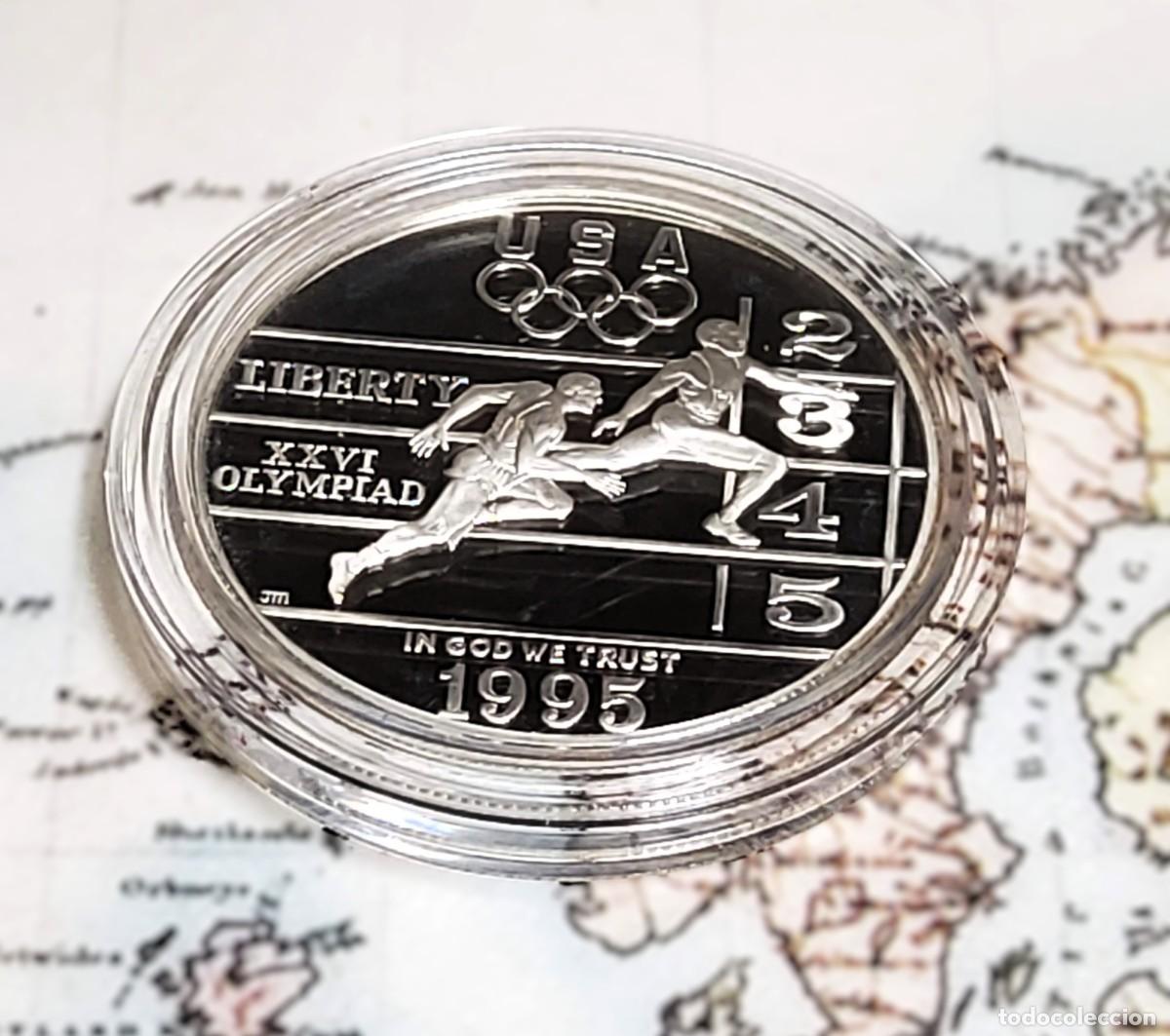 Monedas antiguas de Am&eacute;rica: 1 d&oacute;lar de PLATA DE ESTADOS UNIDOS DEL A&Ntilde;O 1995-P.PROOF.