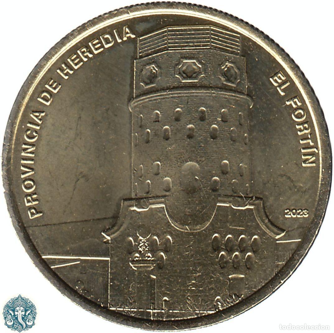 Monedas antiguas de Am&eacute;rica: COSTA RICA 25 Colones 2023 Provincia de Heredia El Fort&iacute;n KM#-